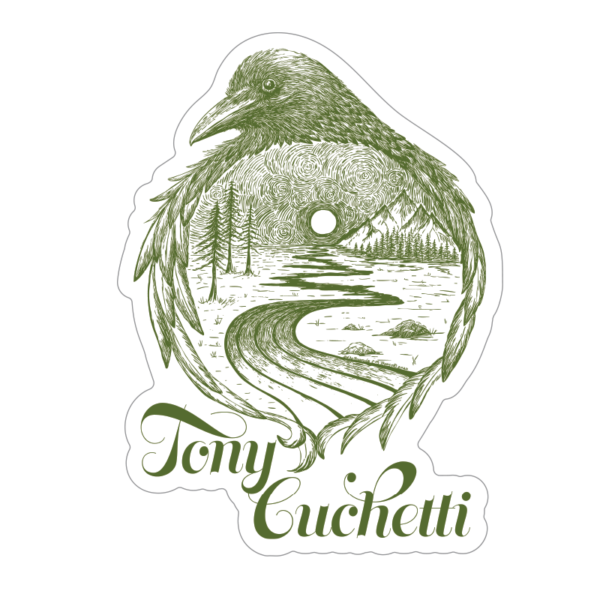 Tony Cuchetti Crow Sticker